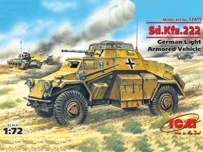 ​German Light Armoured Vehicle Sd.Kfz. 222   1:72