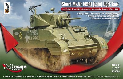 Stuart MK.VI M5A1 (Late) Light Tank 1:72