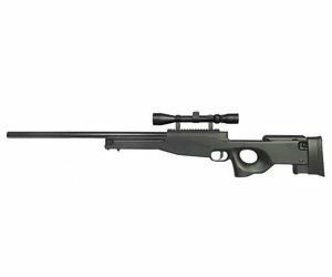 MB01 Black Inc 4x32 Scope, Bipod & Mount & BBS
