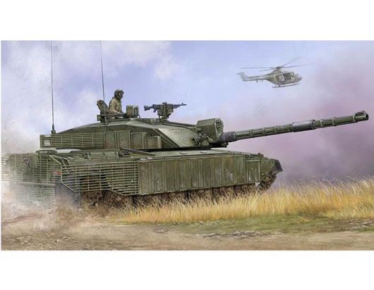 British Challenger 2 with Anti-Heat Fence 1:35