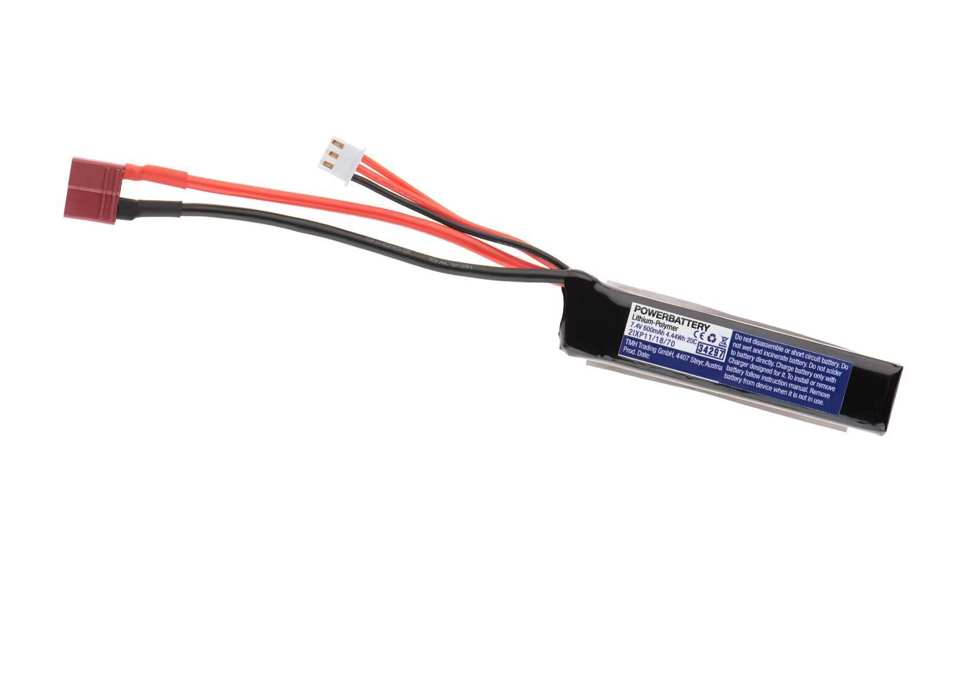 AEP Lipo Battery 7.4 600mAh (micro Deans)