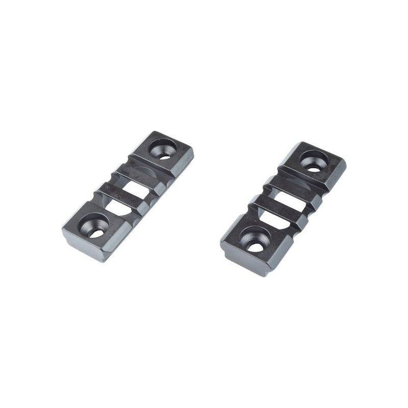 2pc Standard 20mm 3 Slot Metal Rails 2pc Standard 20mm 3 Slot Metal Rails