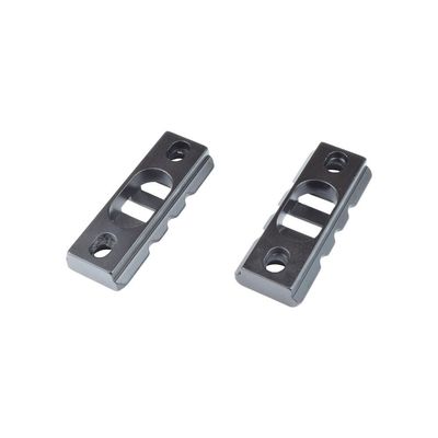 2pc Standard 20mm 3 Slot Metal Rails