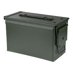 50 Cal. Metal Ammo Box  Green