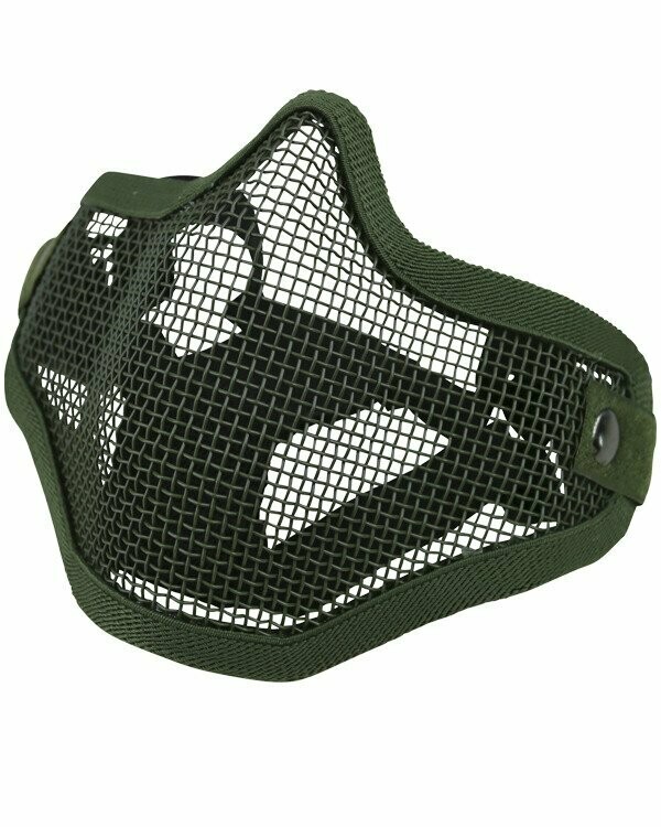 Mesh Lower Face Mask Olive