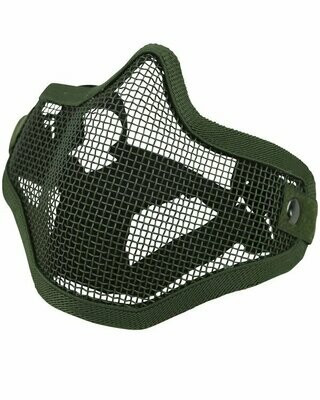 Mesh Lower Face Mask Olive