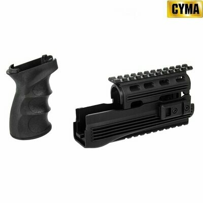 Cyma AK Rail Hand Guard & Pistol Grip Kit Cyma AK Rail Hand Guard & Pistol Grip Kit