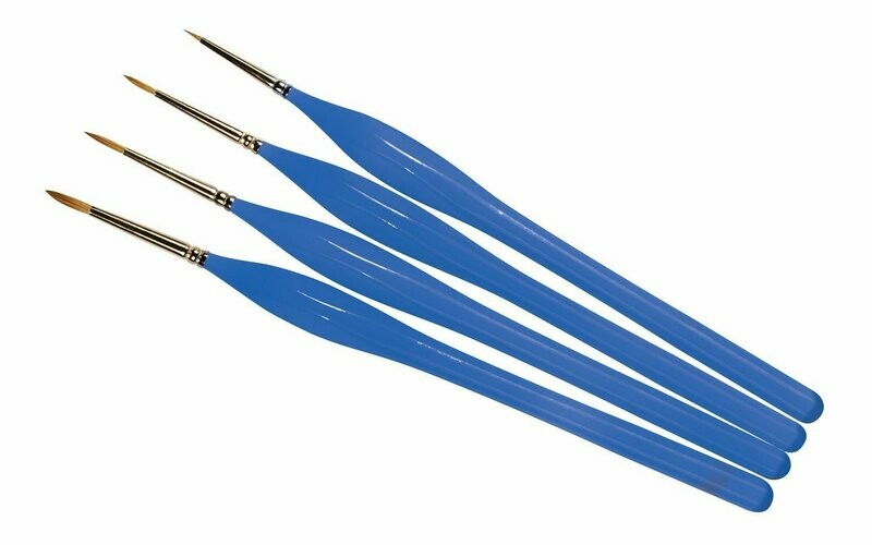Humbrol Detail Brush Pack Size 00/0/1/2