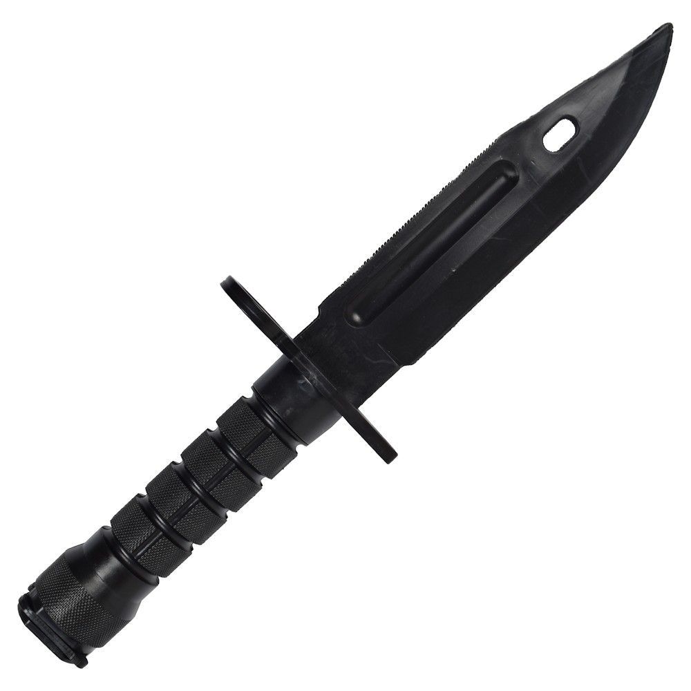 M9 Bayonet Plastic Airsoft Knife - Black M9 Bayonet Plastic Airsoft Knife - Black
