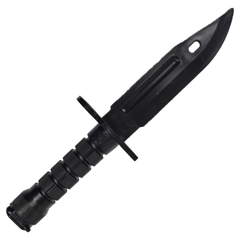 M9 Bayonet Plastic Airsoft Knife - Black M9 Bayonet Plastic Airsoft Knife - Black