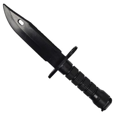 M9 Bayonet Plastic Airsoft Knife - Black