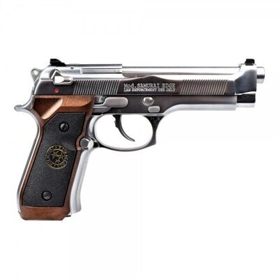 WE  M92 Samurai Edge Biohazard  GBB Pistol Silver