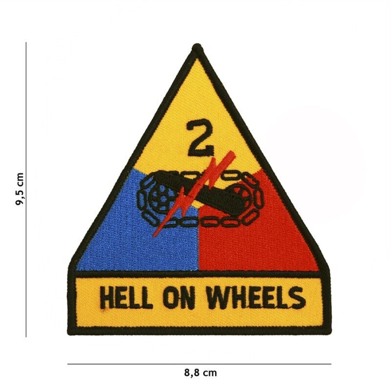 2nd Armored Division Hell on Wheels Patch 2nd Armored Division Hell on Wheels Patch
