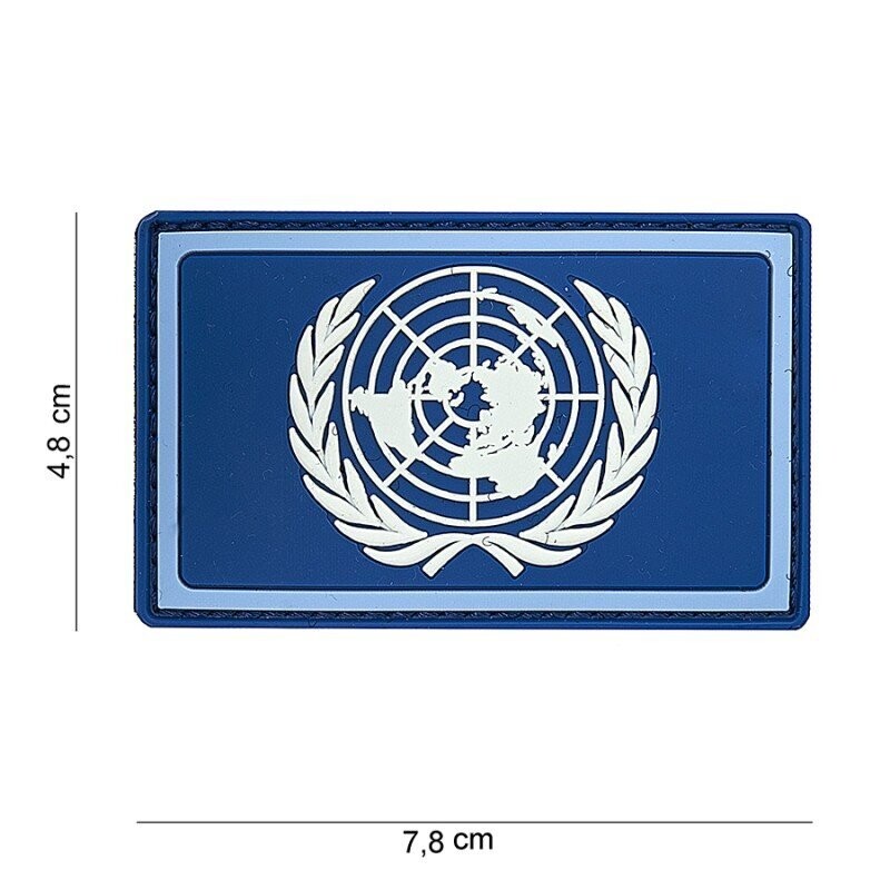 UN United Nations PVC Patch UN United Nations PVC Patch