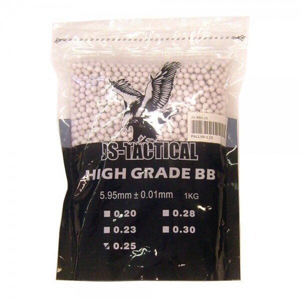 JS .25g bbs 1Kg 4000rds JS .25g bbs 1Kg 4000rds