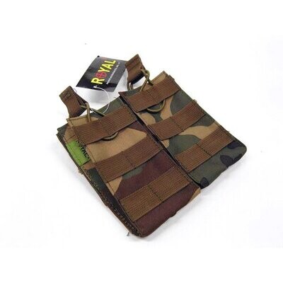 M4 Magazine Double Fast Pouch Woodland M4 Magazine Double Fast Pouch Woodland