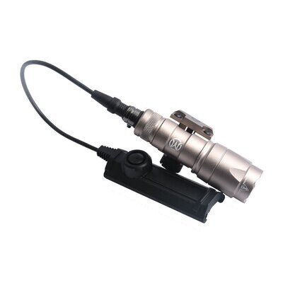 Rail Mounted LED Flashlight Tan