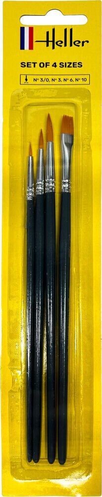 Heller: BRUSHES N° 3/0 - 3 - 6 -10 Heller: BRUSHES N° 3/0 - 3 - 6 -10