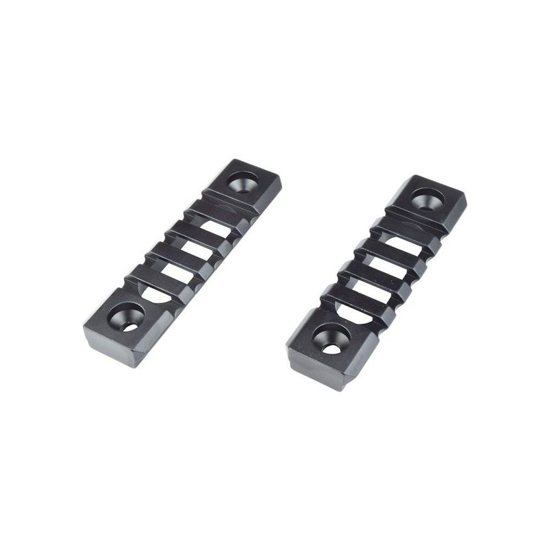 2pc Standard 20mm 5 Slot Metal Rails 2pc Standard 20mm 5 Slot Metal Rails