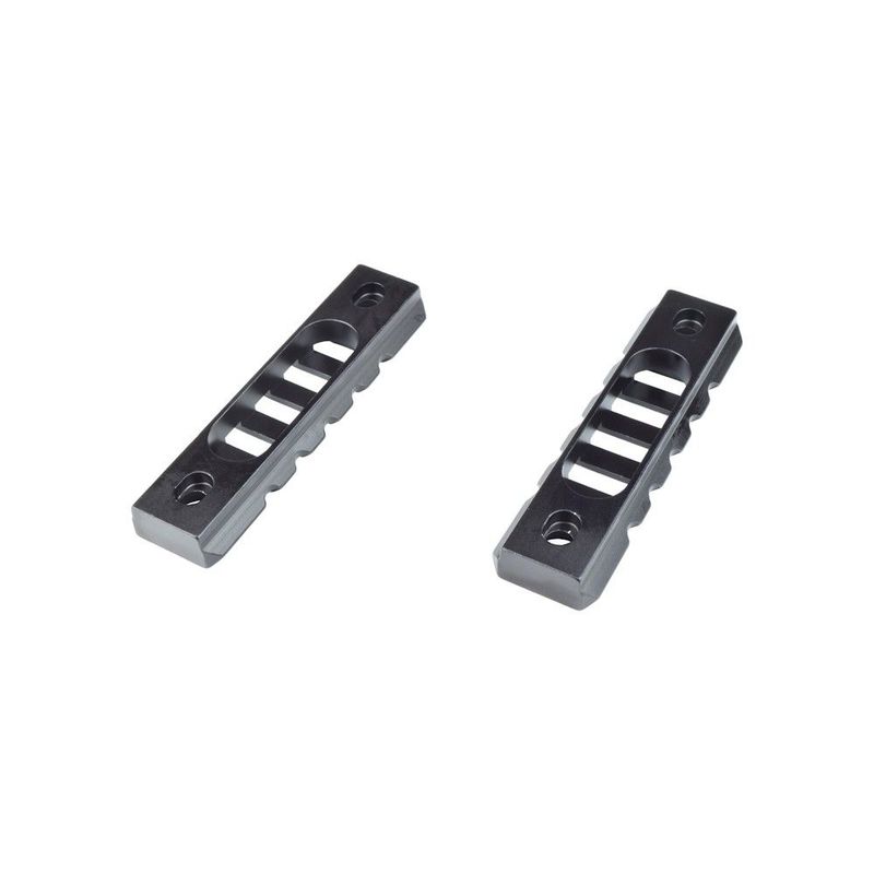 2pc Standard 20mm 5 Slot Metal Rails