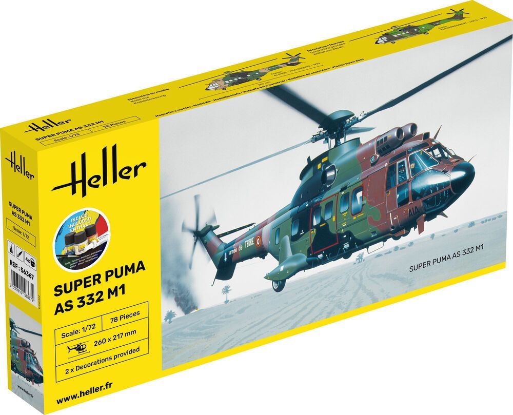 Super Puma Kit AS 332 M1 1:72 Super Puma Kit AS 332 M1 1:72