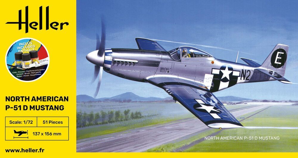 P-51 Mustang Kit 1:72 P-51 Mustang Kit 1:72