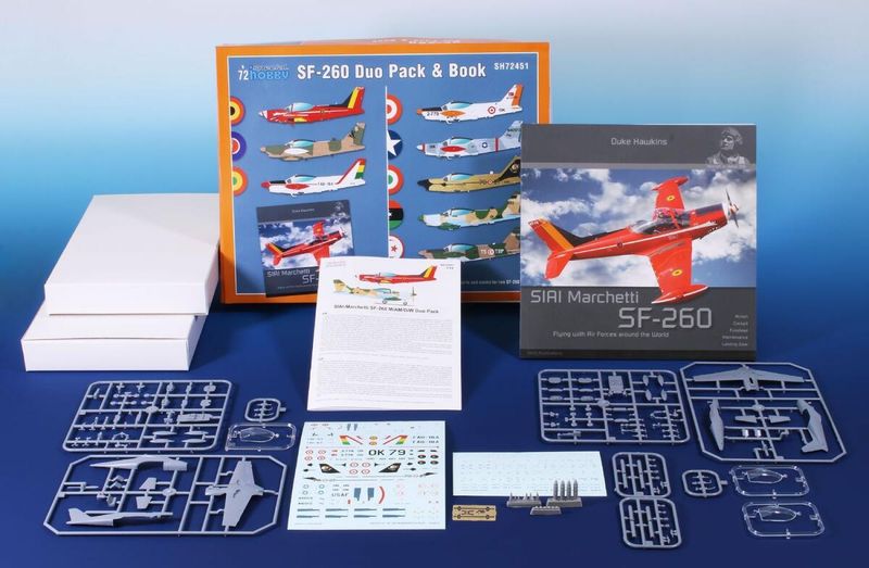 SIAI-Marchetti SF-260 Duo Pack & Book in 1:72