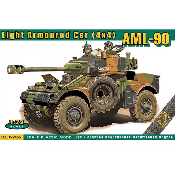 Panhard AML-90 Light Armoured Car (4×4) 1:72 72456 Panhard AML-90 Light Armoured Car (4×4) 1:72 72456