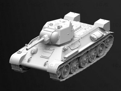 T-34/76 early 1943 WWII Soviet Medium Tank 1:35