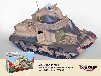 M3 GRANT Mk I Battle of GAZALA -21.06.42 1:72