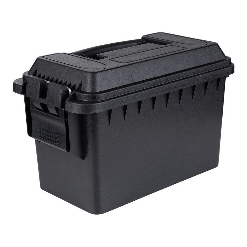 Plastic 50cal Ammo Box  Black