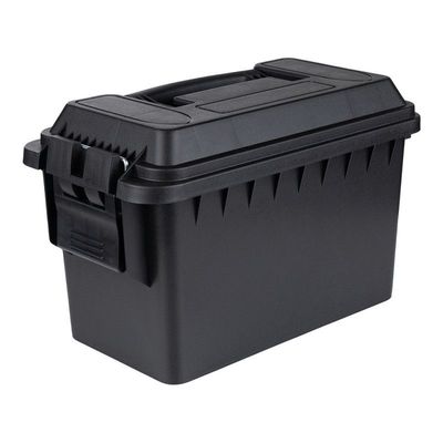 Plastic 50cal Ammo Box  Black