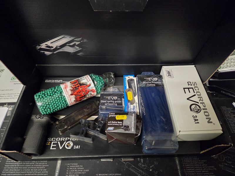 Used - ASG Scorpion Evo & extras