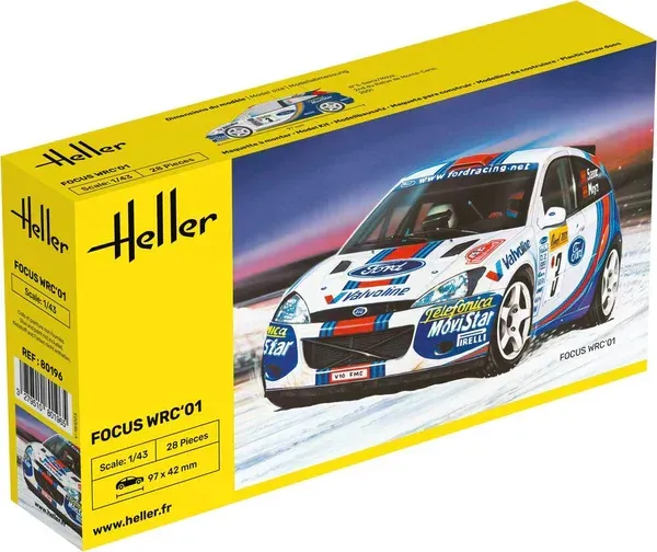 Heller Focus WRC'01 1/43 Heller Focus WRC'01 1/43