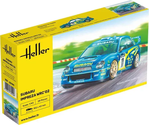 Heller Subaru Impreza WRC'02 1/43 Heller Subaru Impreza WRC'02 1/43