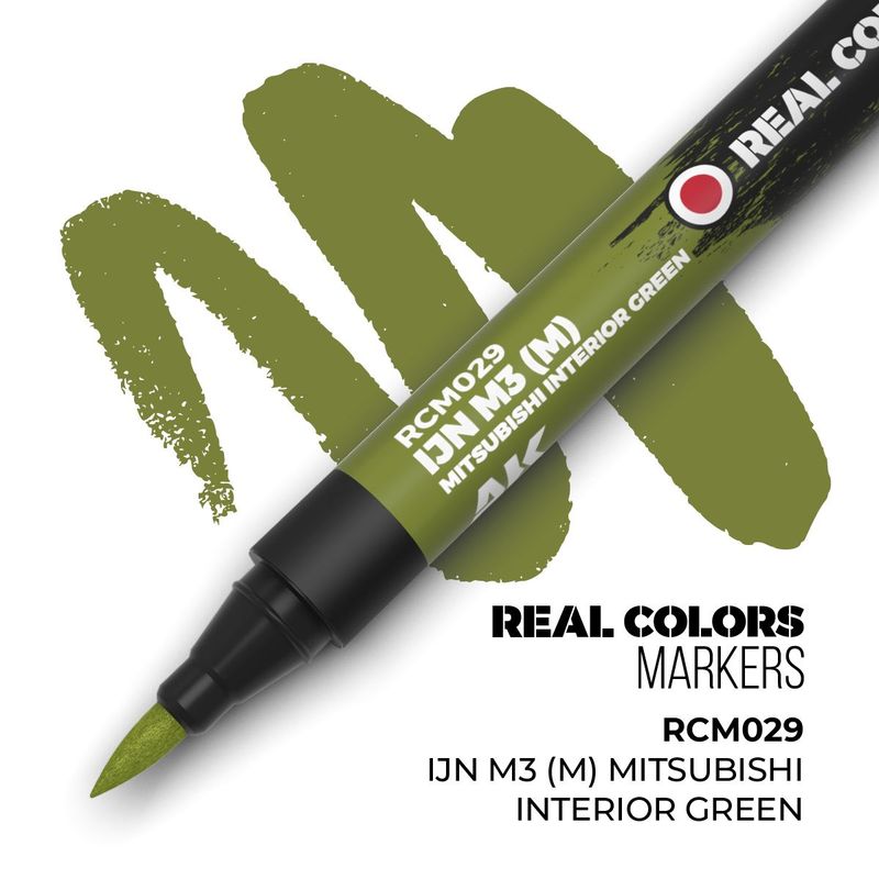 Real Colours Markers IJN M3 (M) MITSUBISHI INTERIOR GREEN
