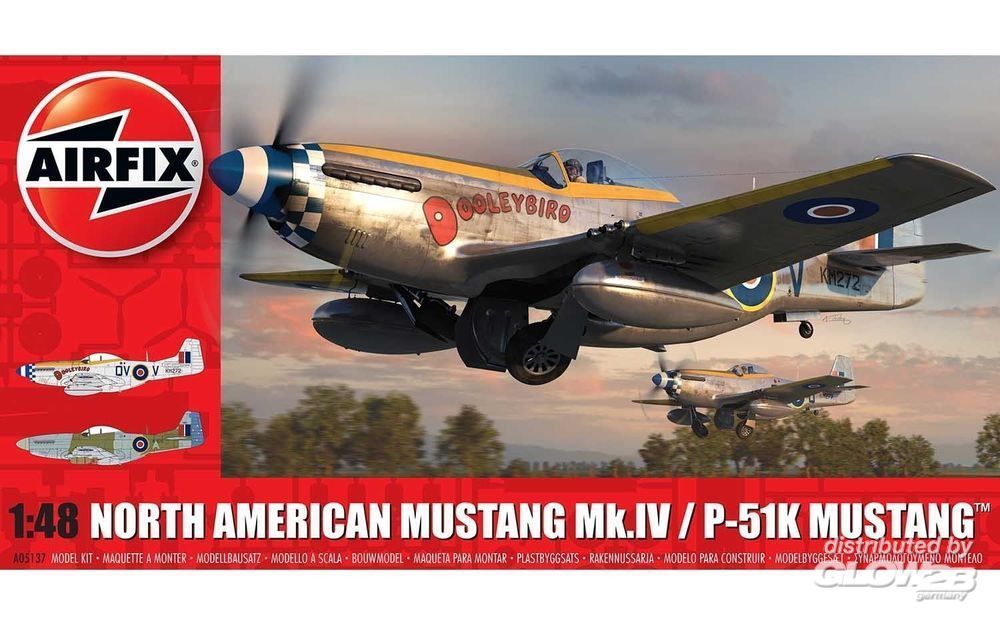 North American Mustang Mk.IV / P-51K 1:48 North American Mustang Mk.IV / P-51K 1:48