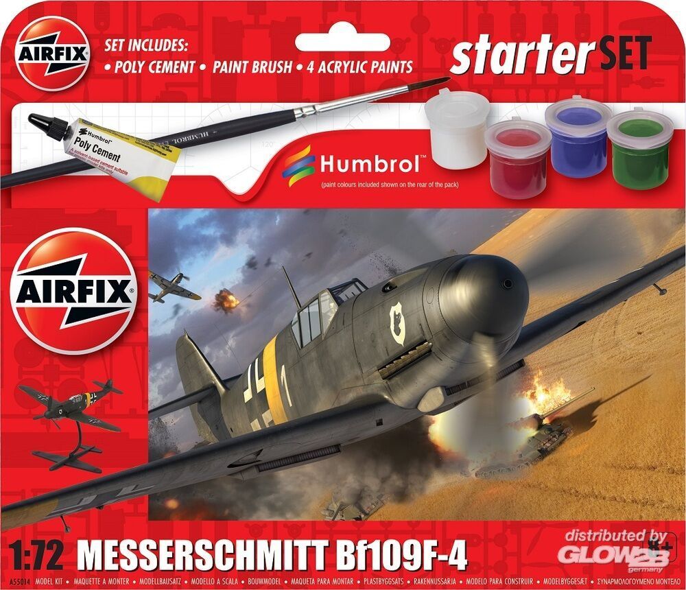 Starter Set - Messerschmitt Bf109F-4 1:72