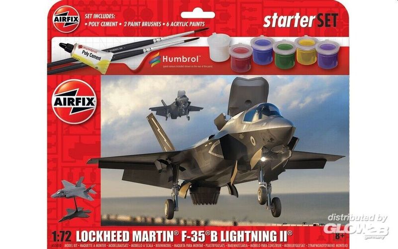 Airfix Starter Set - Lockheed Martin F-35B Lightning II 1:72