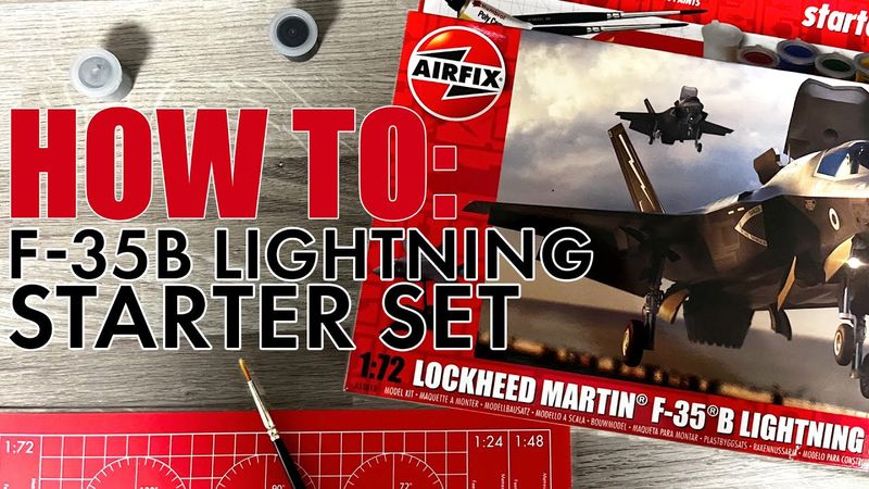 Airfix Starter Set - Lockheed Martin F-35B Lightning II 1:72