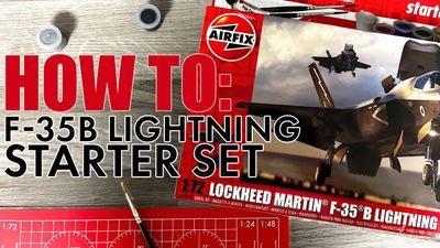 Airfix Starter Set - Lockheed Martin F-35B Lightning II 1:72