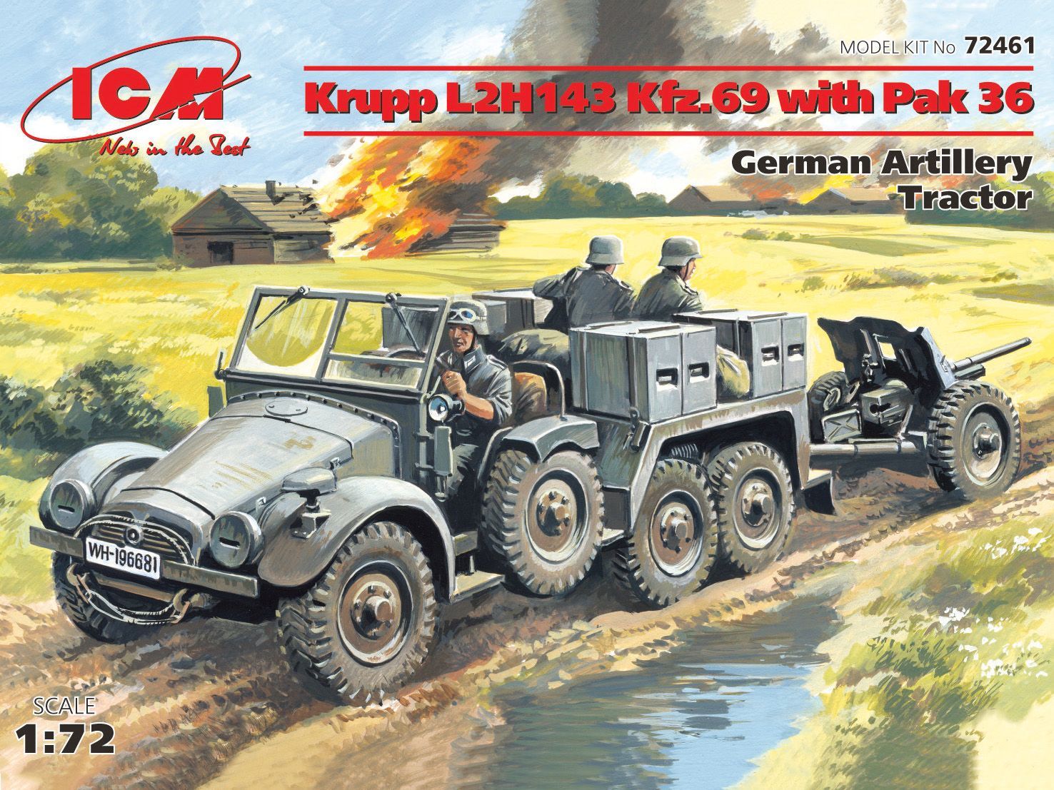 ​Krupp L2H143 Kfz.69 with Pak 36 1:72