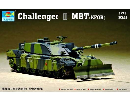 Trumpeter Challenger II MBT (KFOR) 1:72