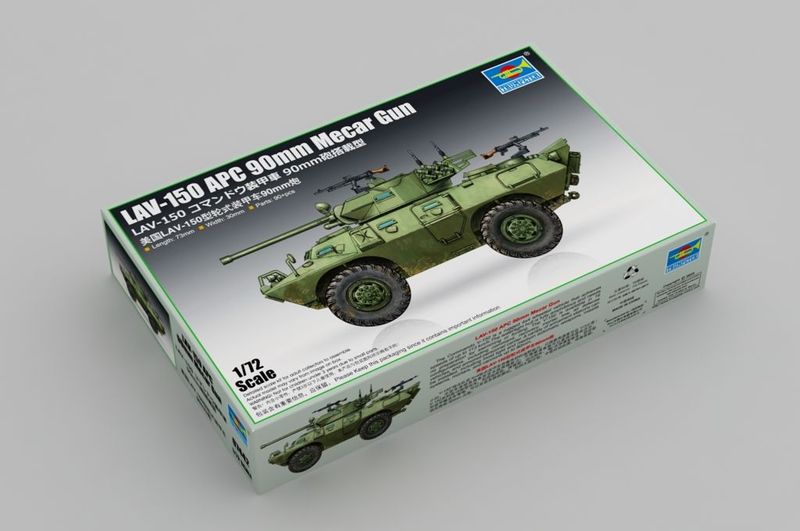 Trumpeter LAV-150 APC 90mm Mecar Gun 1:72