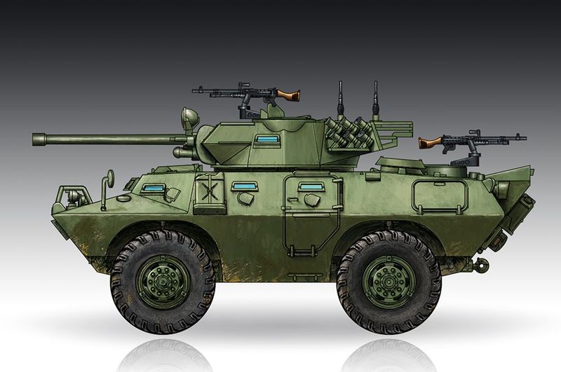 Trumpeter LAV-150 APC 90mm Mecar Gun 1:72
