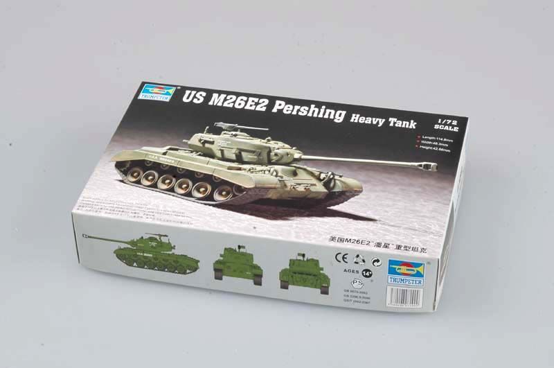 Trumpeter US M26 E2 Pershing Heavy Tank 1:72