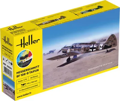 Heller  Starter Kit Messerschmitt Bf 108 B Taifun   1:72