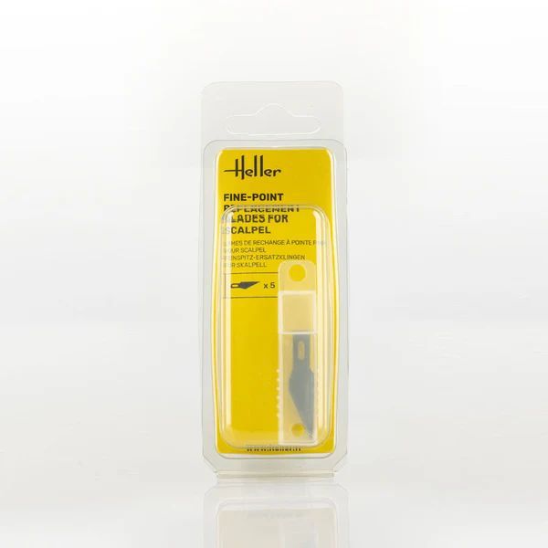 Heller Fine-point blades for scalpel (5 pieces)