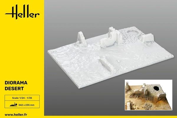 Heller Diorama Desert base Heller Diorama Desert base