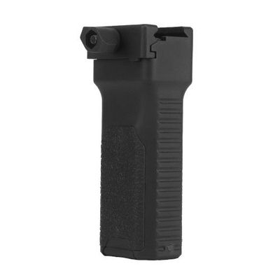 Long Vertical Foregrip With Bipod - Black
